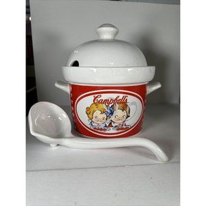 CAMPBELL KIDS SOUP TERRINE and spoon
